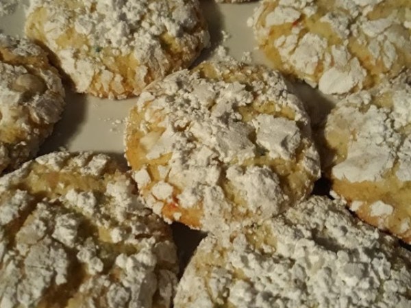 French Vanilla Crinkle&nbsp;Cookies